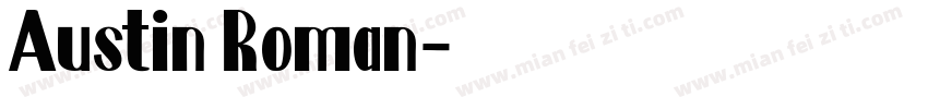 Austin Roman字体转换